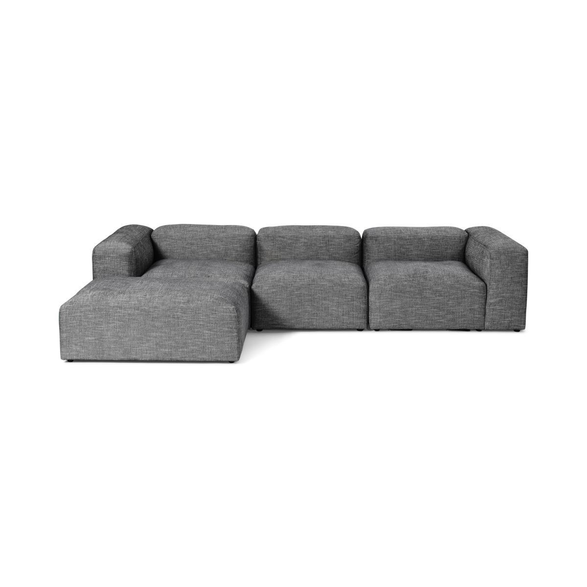 Livienne Chaise End Corner Sofa, Monochrome Weave – image 2