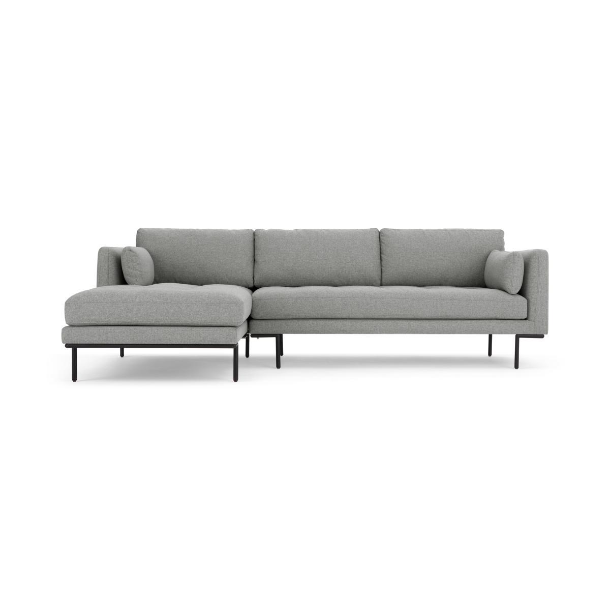 Harlow Left Hand Facing Chaise End Corner Sofa, Mountain Grey – image 2