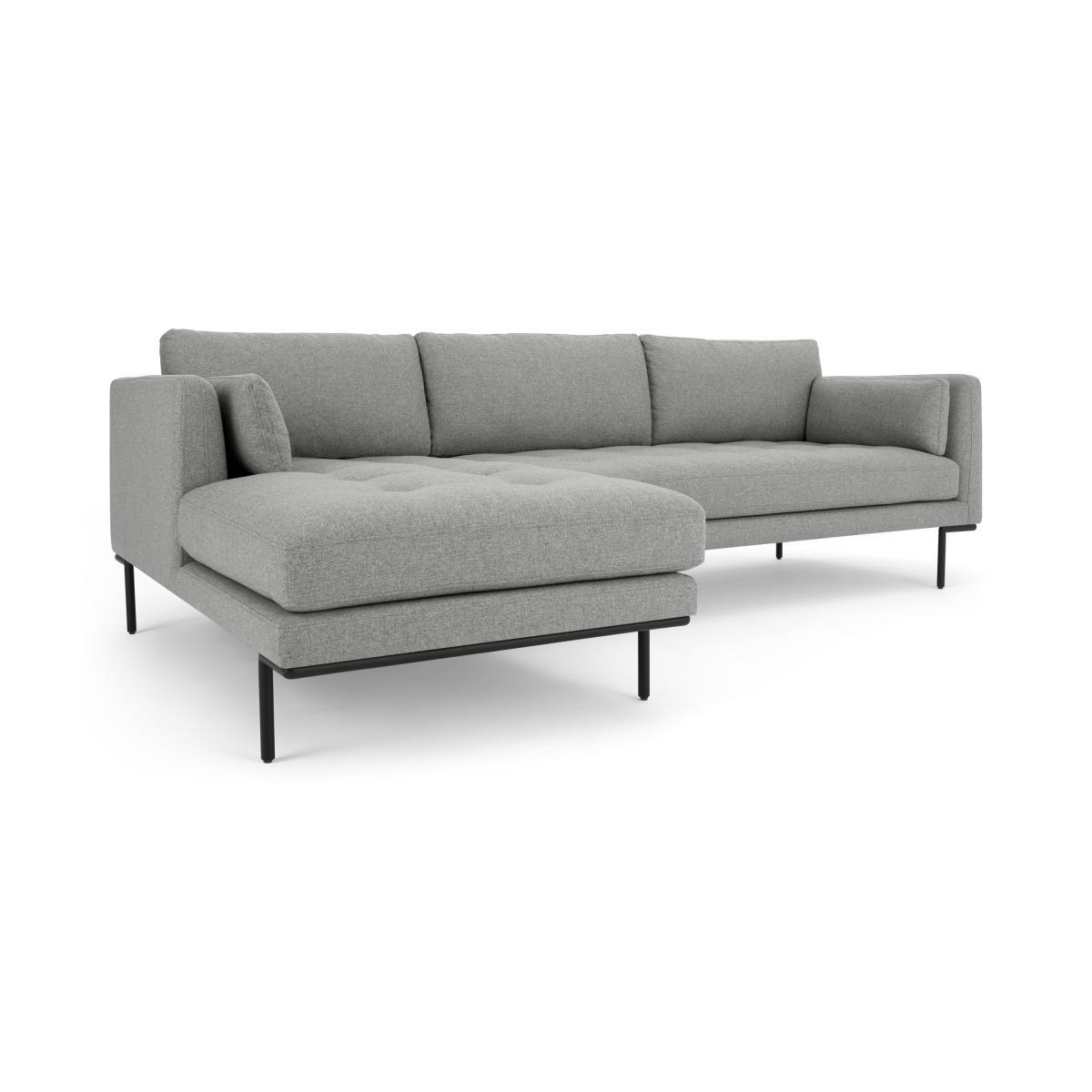 Harlow Left Hand Facing Chaise End Corner Sofa, Mountain Grey – image 3