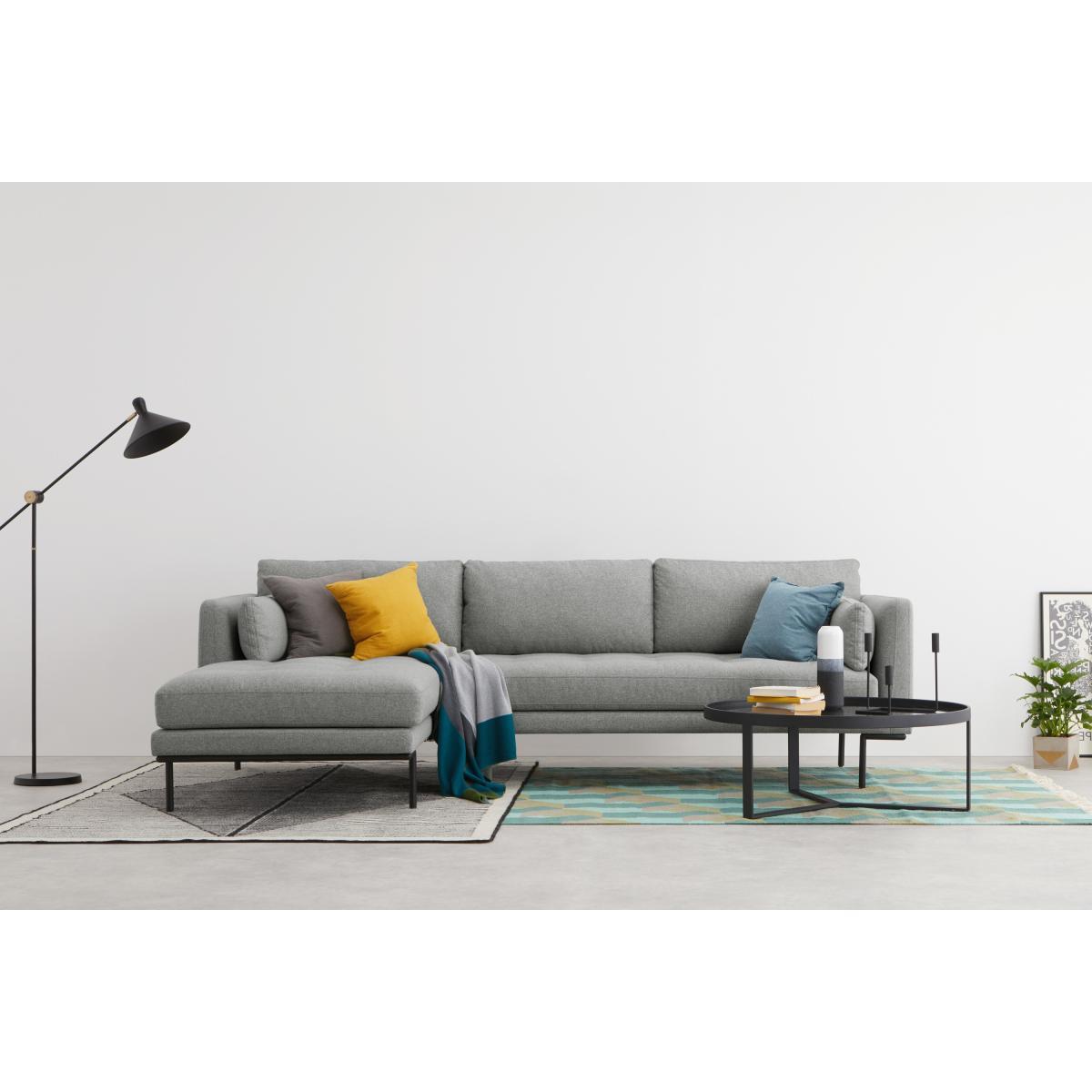 Harlow Left Hand Facing Chaise End Corner Sofa, Mountain Grey – image 4