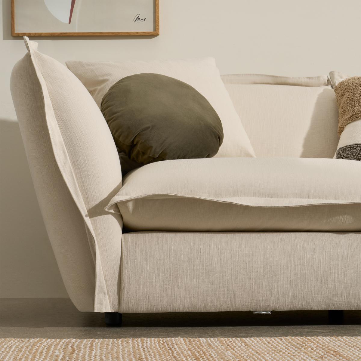 Fernsby Corner Modular Chair, Natural Brushed Cotton – image 11
