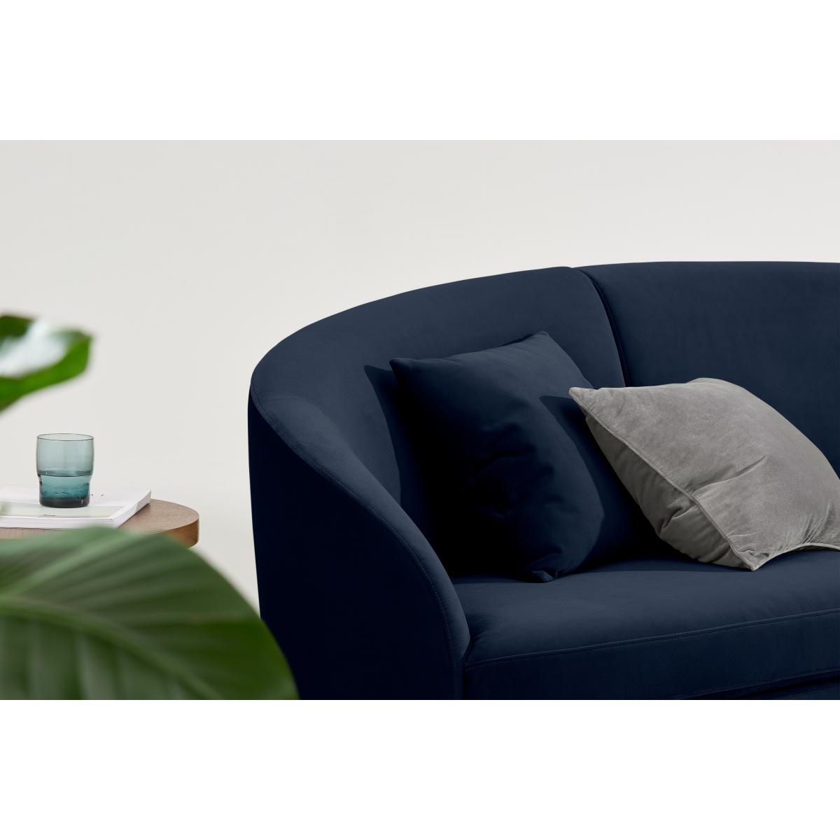Reisa Right Hand Facing Chaise End Sofa, Ink Blue Velvet – image 5