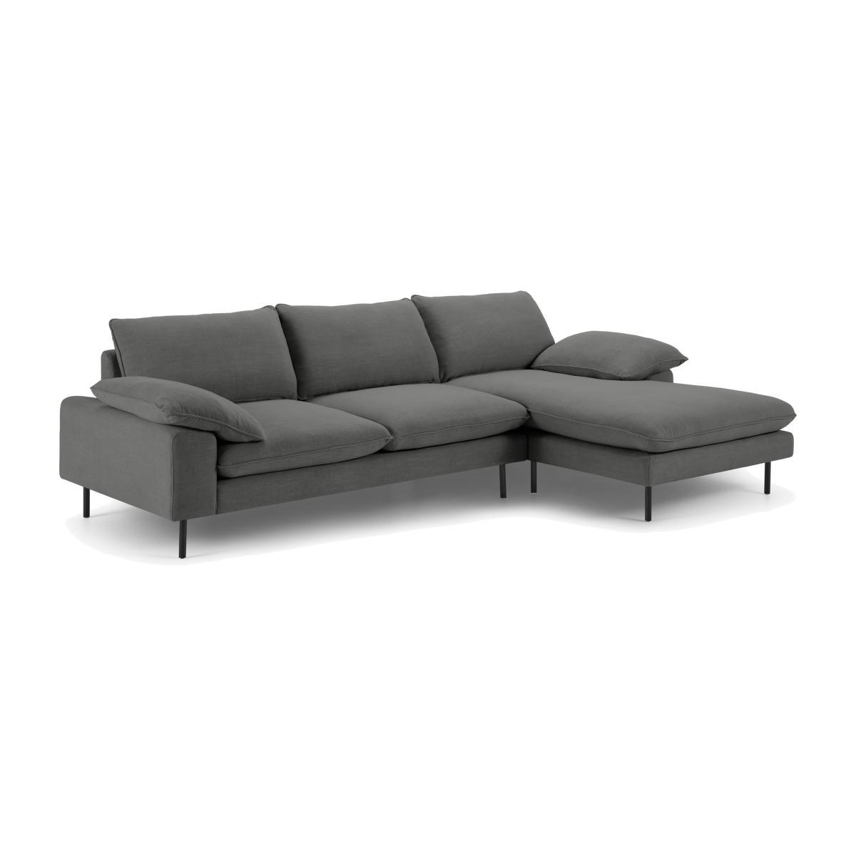 Fallyn Right Hand Facing Chaise End Sofa, Stoned Slate Fabric – image 1