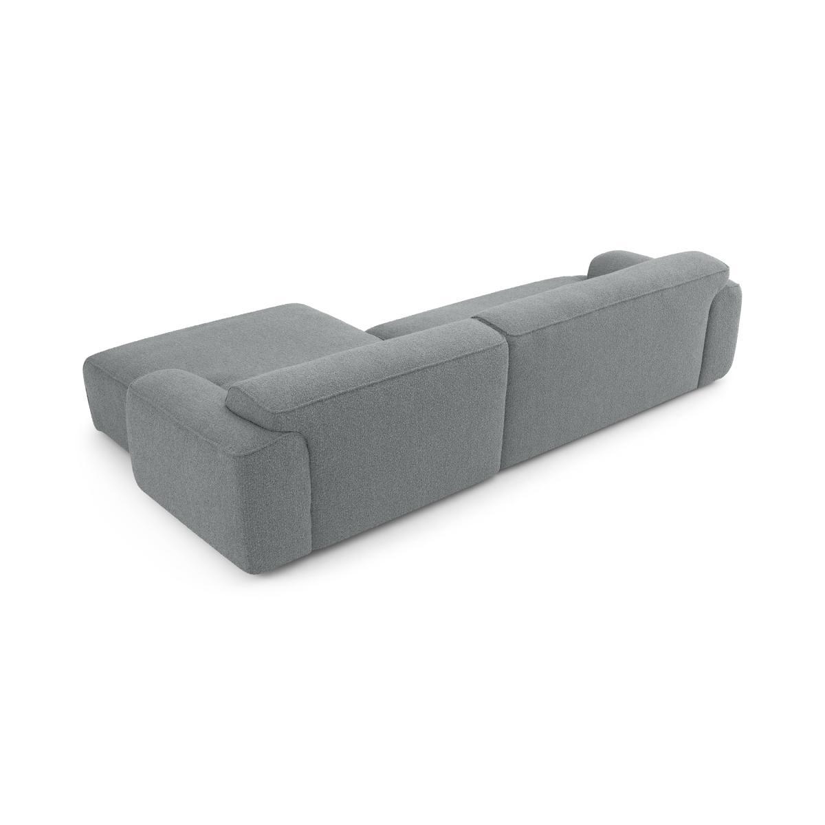Avalon Right Hand Facing Chaise End Corner Sofa, Steel Boucle – image 4