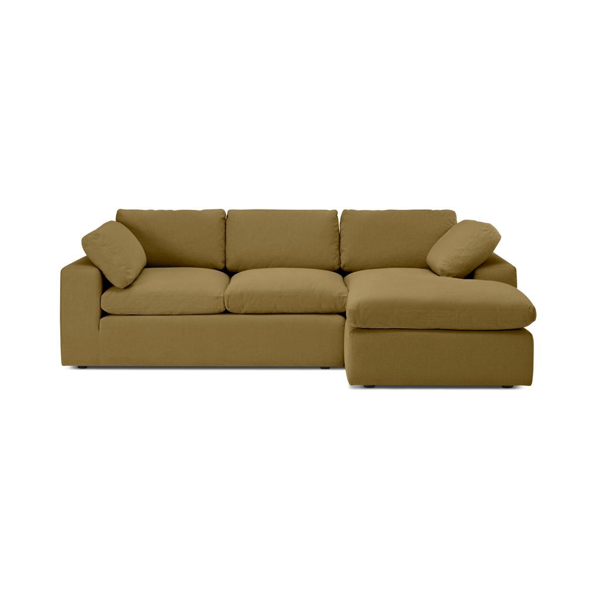 Samona Right Hand Facing Chaise End Sofa, Latte Cotton & Linen Mix – image 2