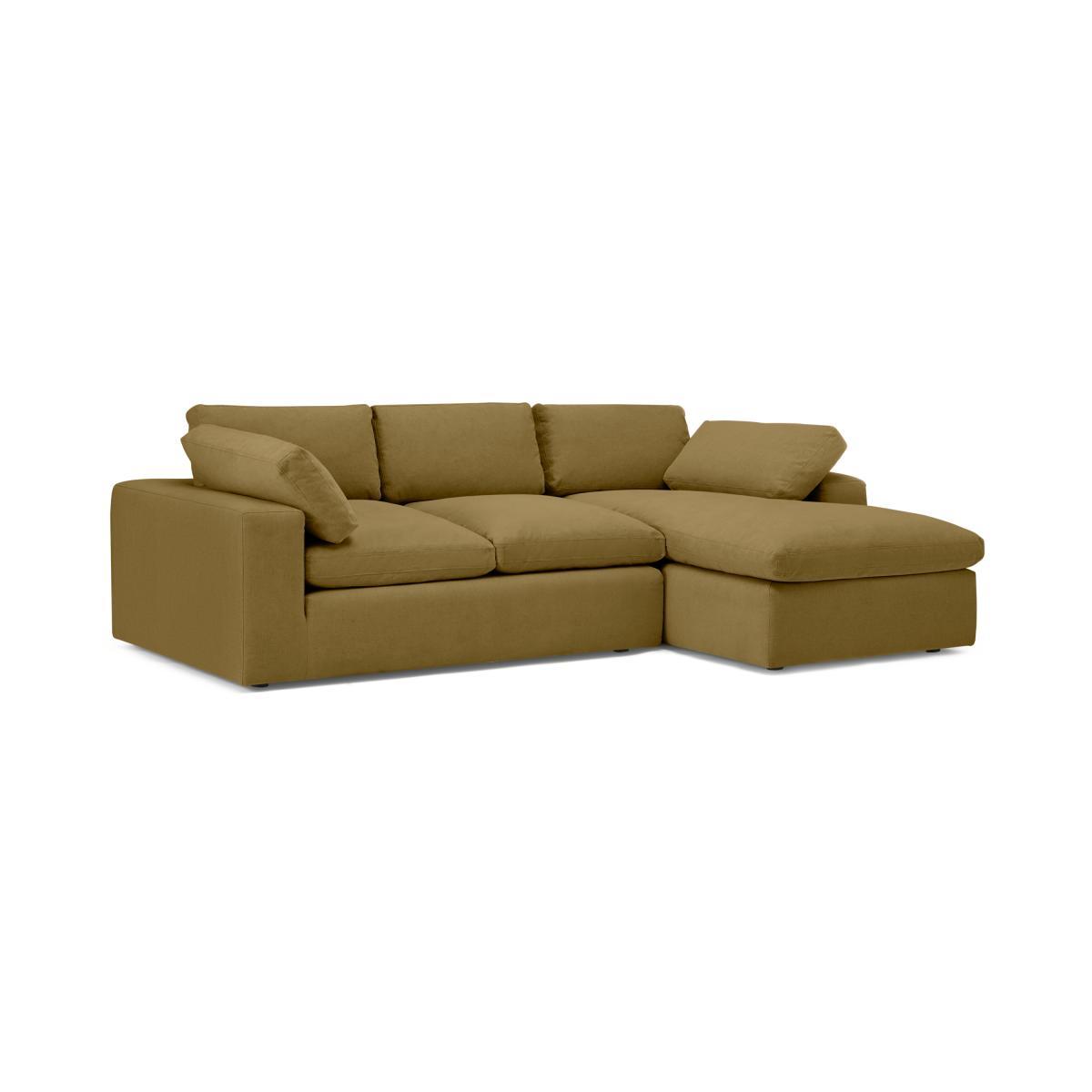 Samona Right Hand Facing Chaise End Sofa, Latte Cotton & Linen Mix – image 3