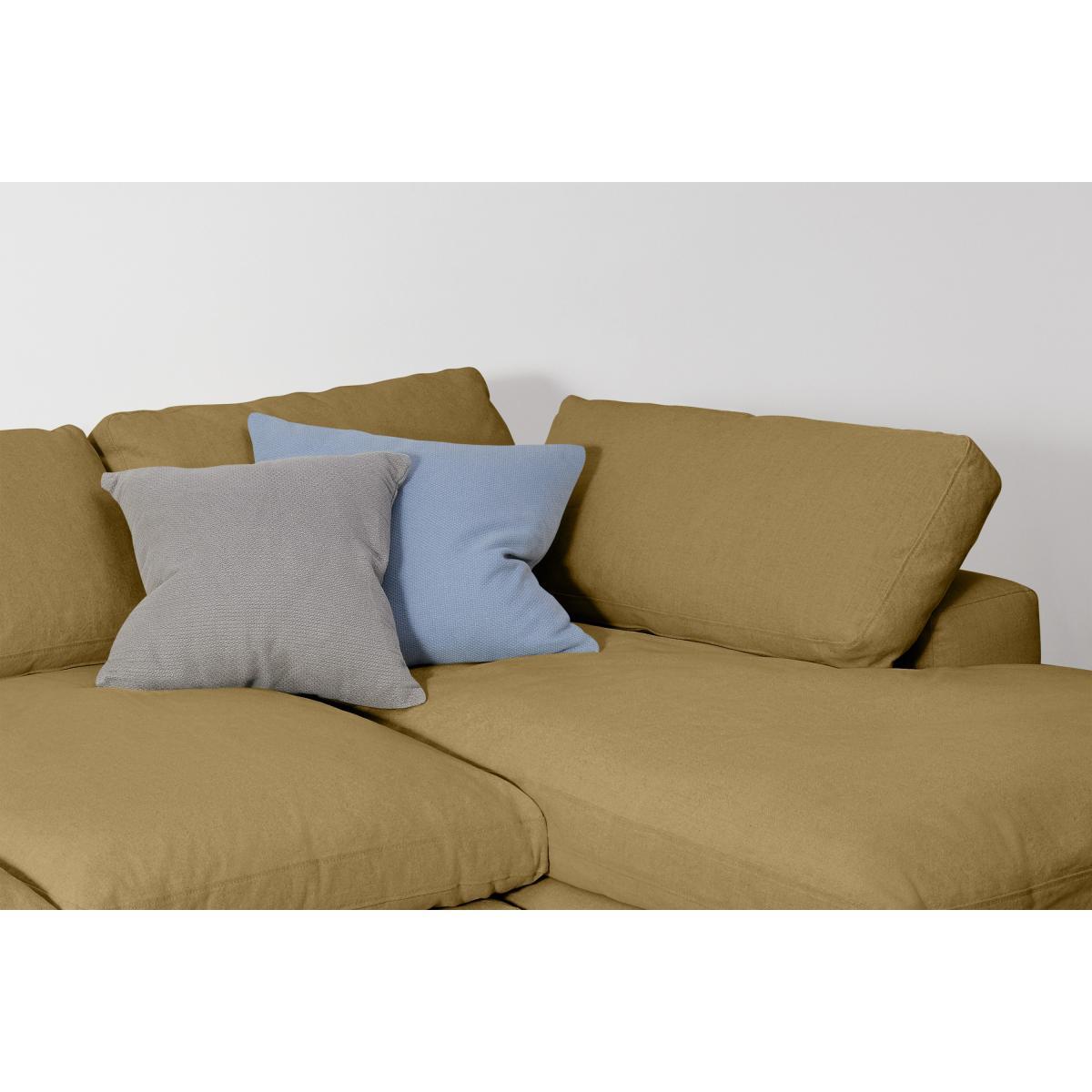 Samona Right Hand Facing Chaise End Sofa, Latte Cotton & Linen Mix – image 5