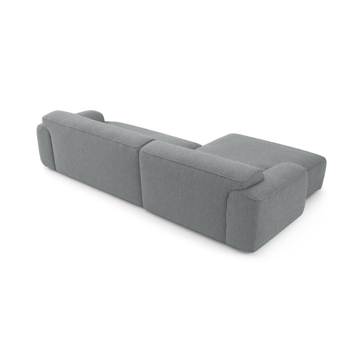 Avalon Left Hand Facing Chaise End Corner Sofa, Steel Boucle – image 4