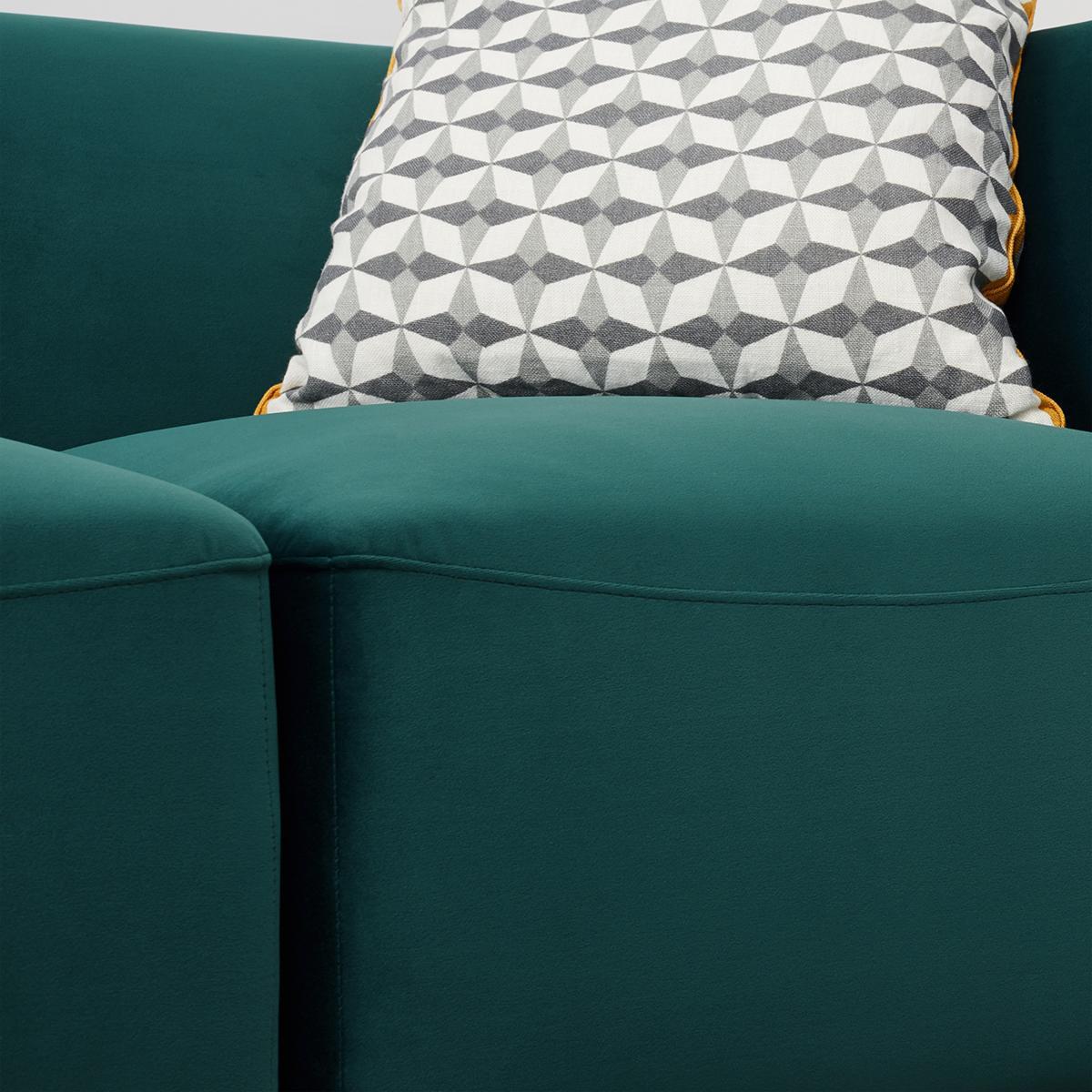 Juno 5 Seater Sofa Corner Group, Seafoam Blue Velvet – image 5