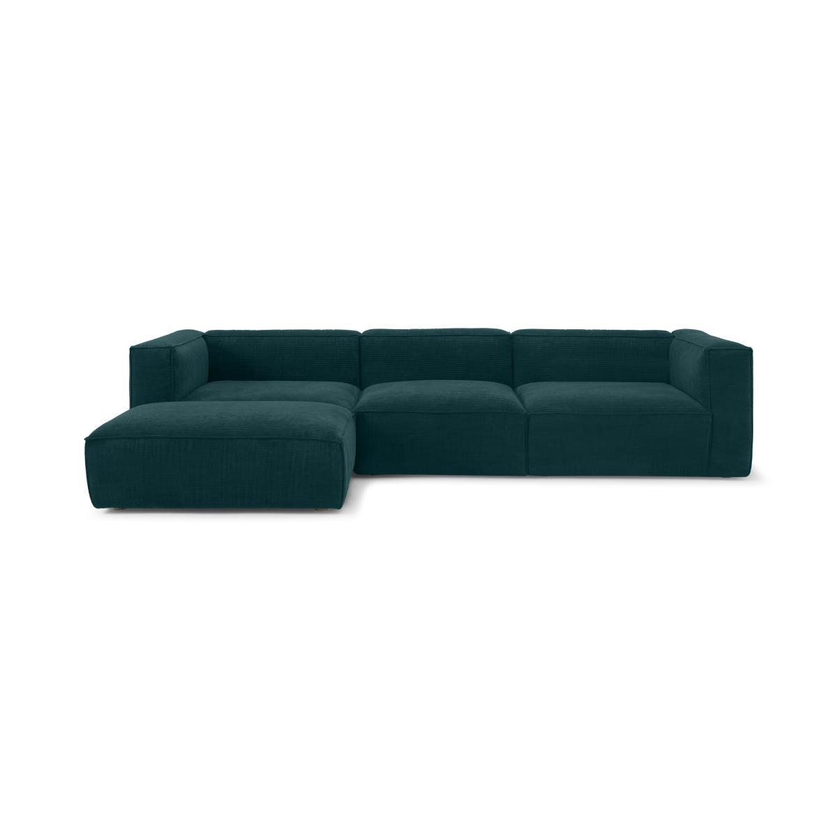 Bastein Chaise End Corner Sofa, Pine Corduroy Velvet – image 2