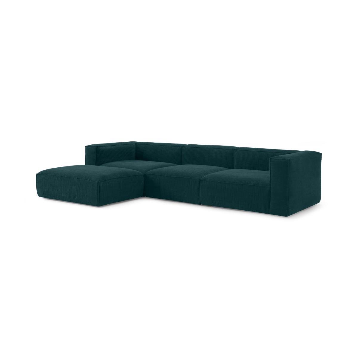 Bastein Chaise End Corner Sofa, Pine Corduroy Velvet – image 3