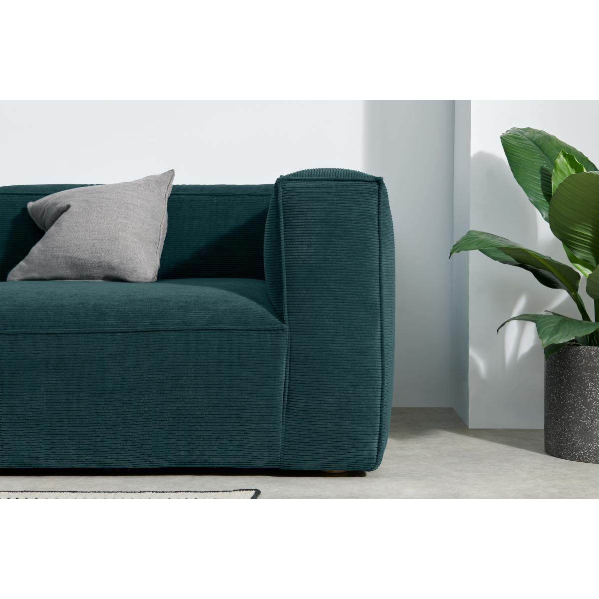 Bastein Chaise End Corner Sofa, Pine Corduroy Velvet – image 6