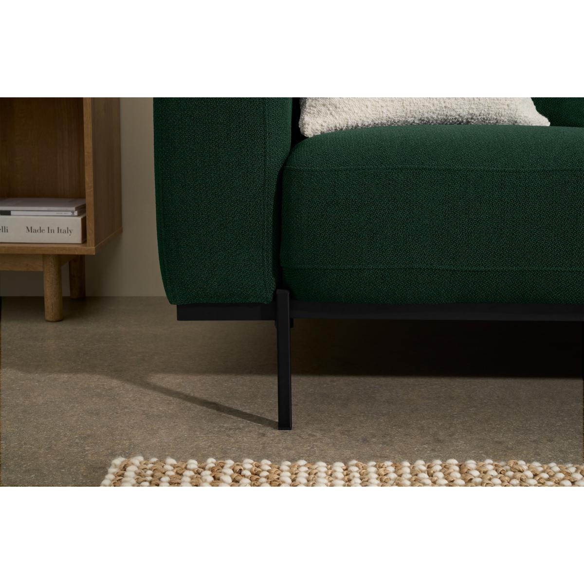 Jarrod Right Hand Facing Chaise End Corner Sofa, Forest Green Weave – image 6