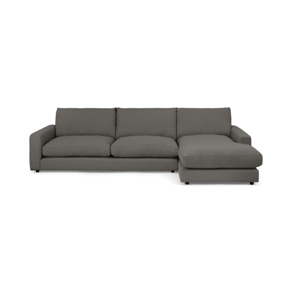 Arni Large Right Hand Facing Chaise End Sofa, Charcoal Grey Boucle – image 2