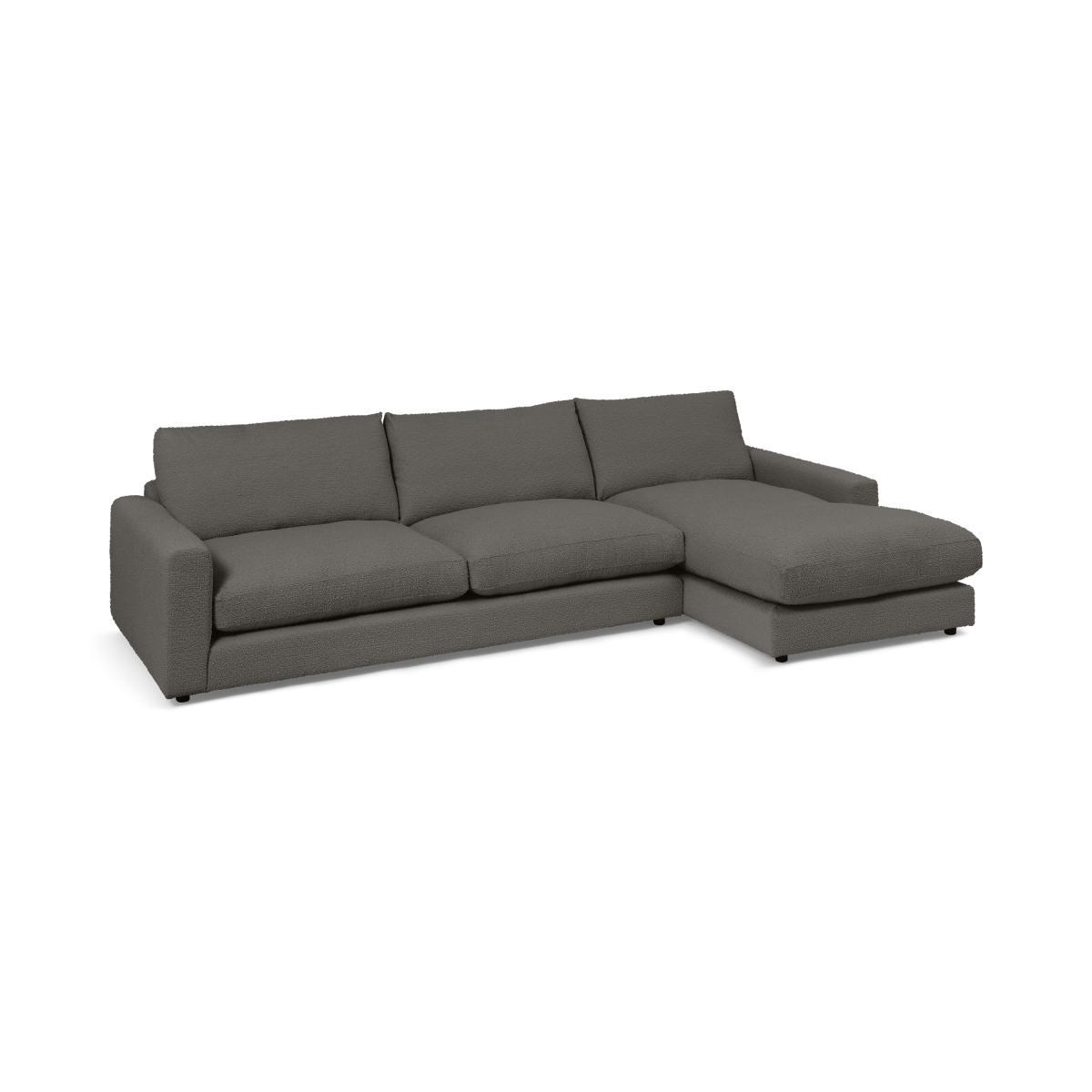 Arni Large Right Hand Facing Chaise End Sofa, Charcoal Grey Boucle – image 3