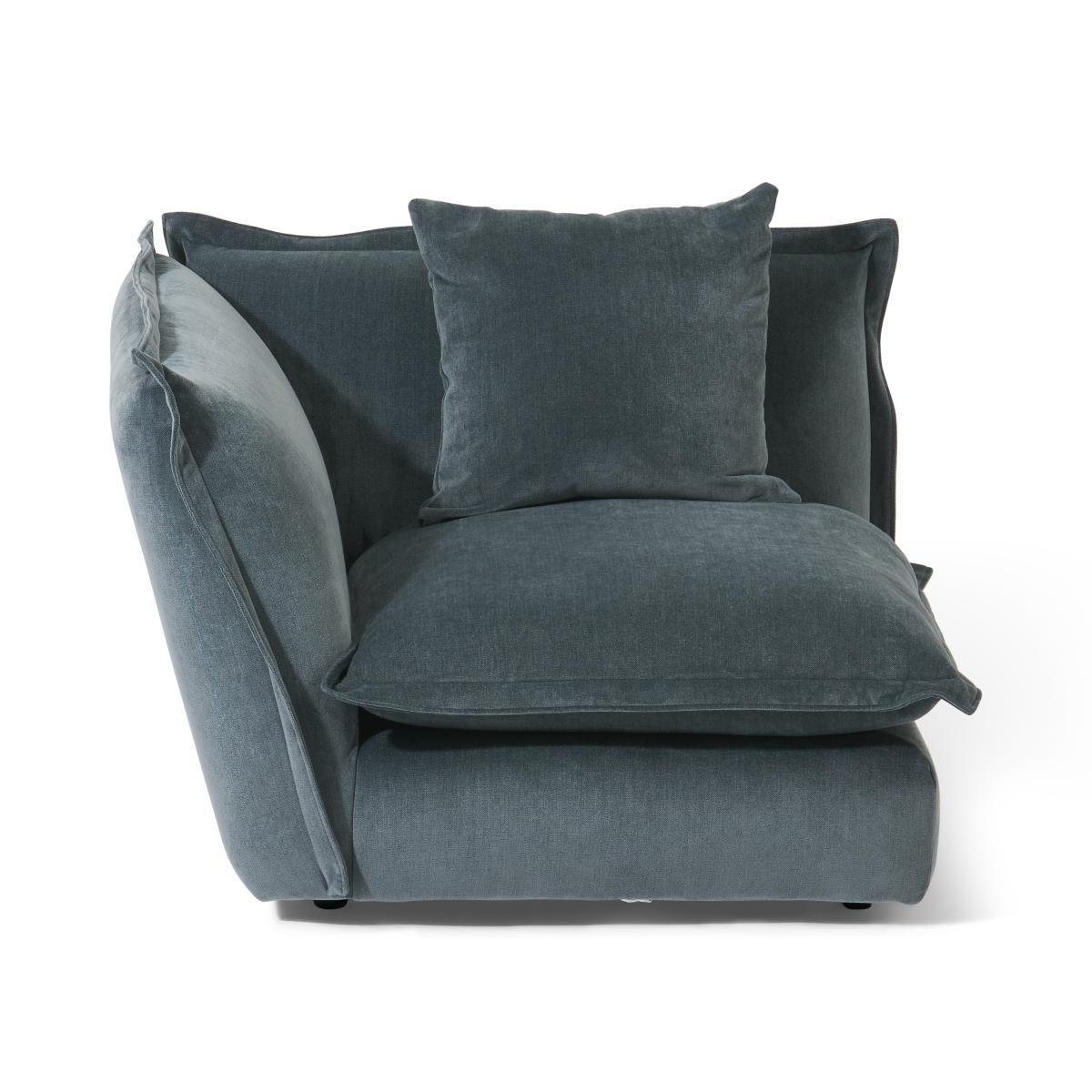 Fernsby, Corner Modular Chair, Atlantic, Chenille Fabric – image 2