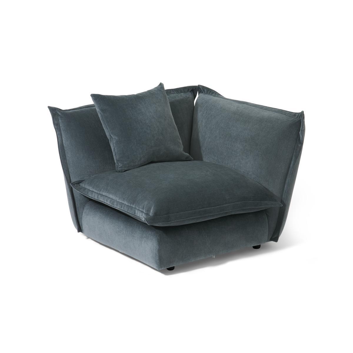 Fernsby, Corner Modular Chair, Atlantic, Chenille Fabric – image 3