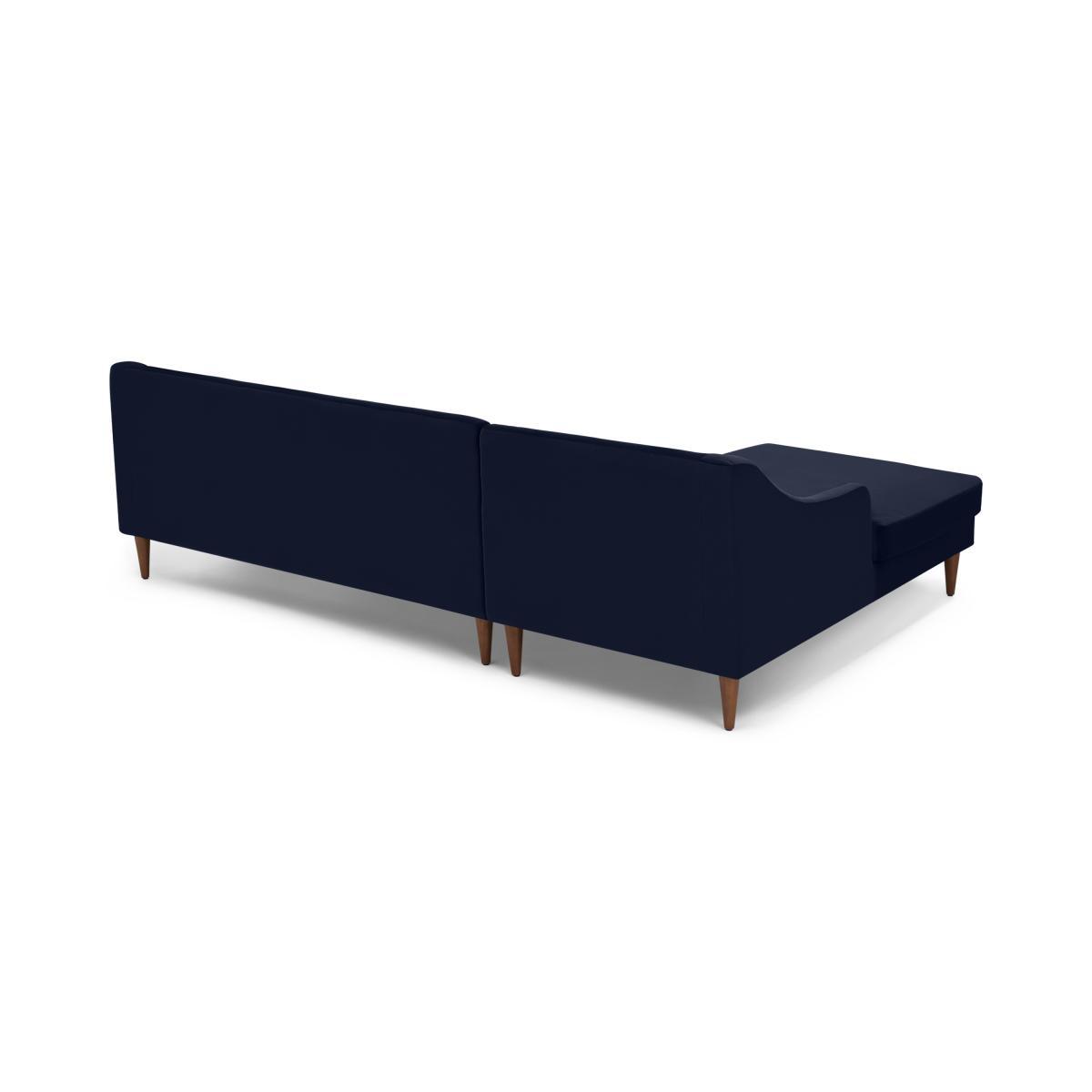 Herton Left Hand Facing Chaise End Sofa, Ink Blue Velvet – image 6