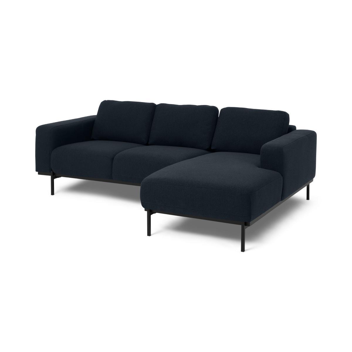 Jarrod Right Hand Facing Chaise End Corner Sofa, Midnight Blue Weave – image 3
