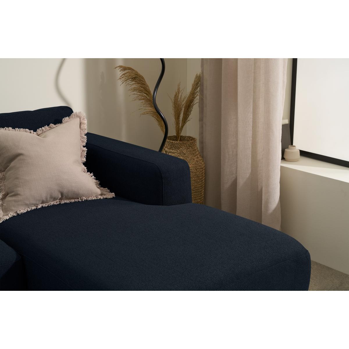 Jarrod Right Hand Facing Chaise End Corner Sofa, Midnight Blue Weave – image 5