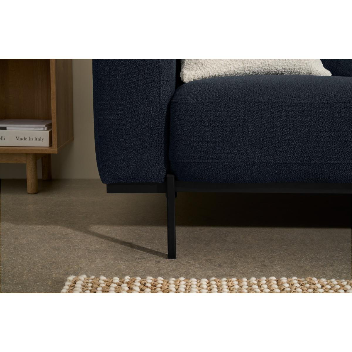 Jarrod Right Hand Facing Chaise End Corner Sofa, Midnight Blue Weave – image 6