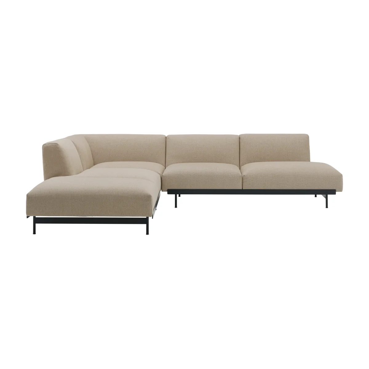 Muuto In Situ corner sofa configuration 5 Ecriture 240-Black