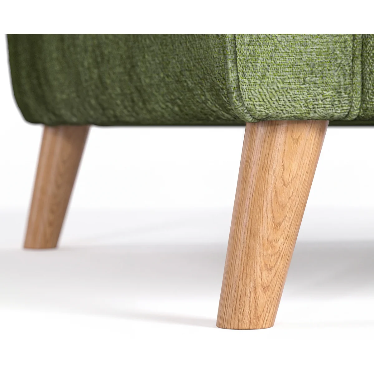 Palermo Olive Green Chenille Fabric Corner Sofa – image 4