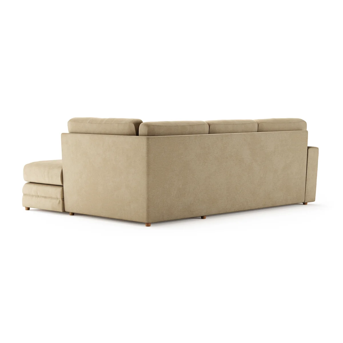 Madden Biscuit Fabric Right Hand Facing Corner Sofa – image 2