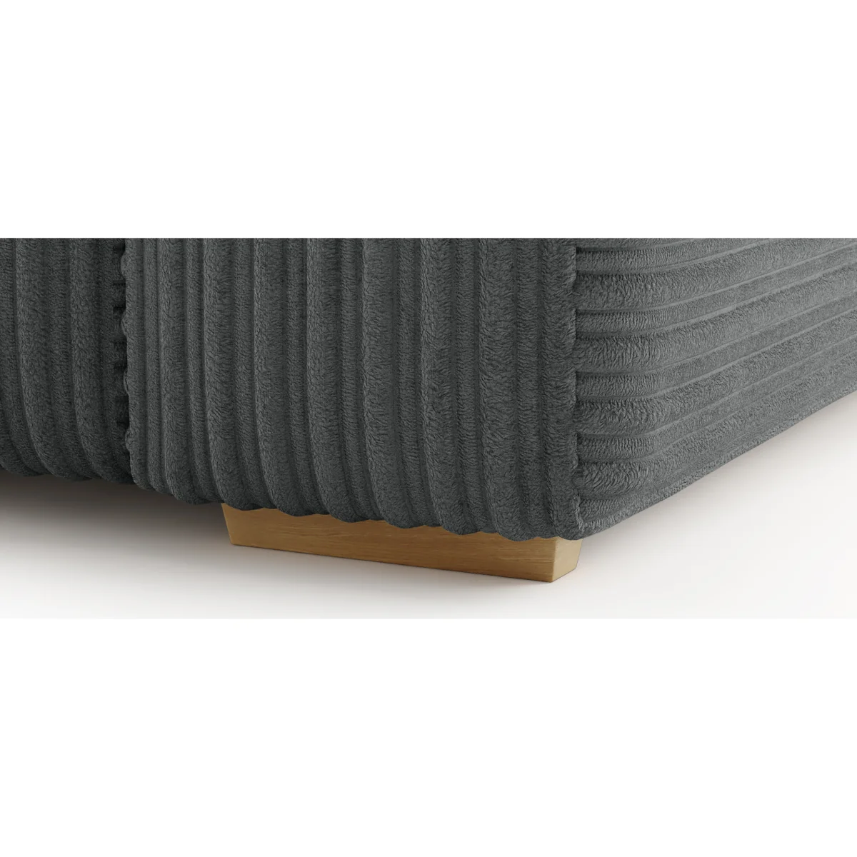 Milan Grey Fabric Right Hand Facing Chaise Sofa – image 6