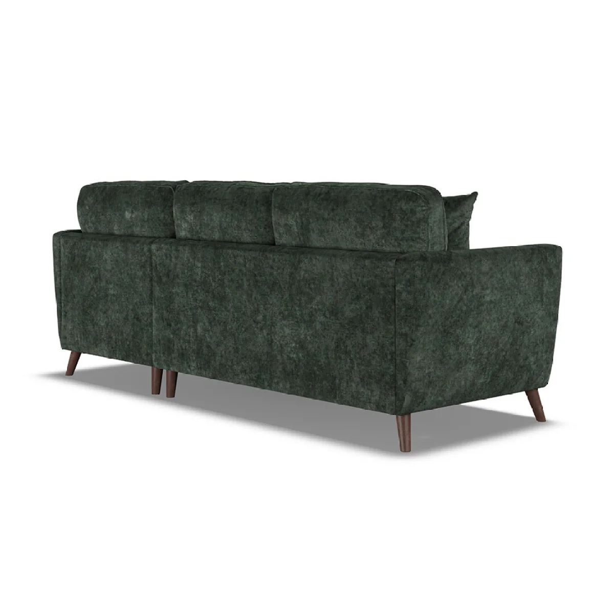 Naples Emerald Velvet Right Hand Facing Chaise Sofa – image 3