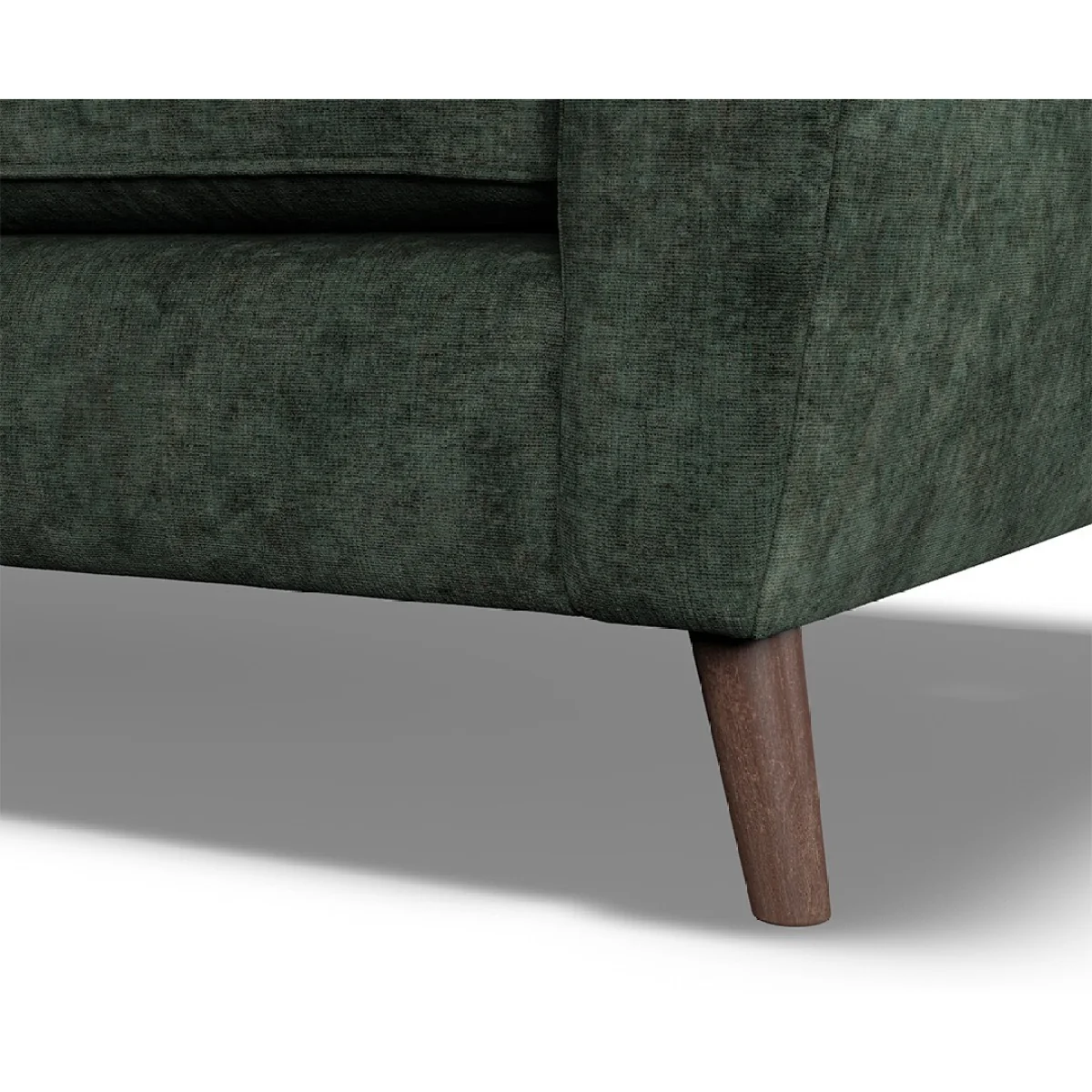 Naples Emerald Velvet Right Hand Facing Chaise Sofa – image 5
