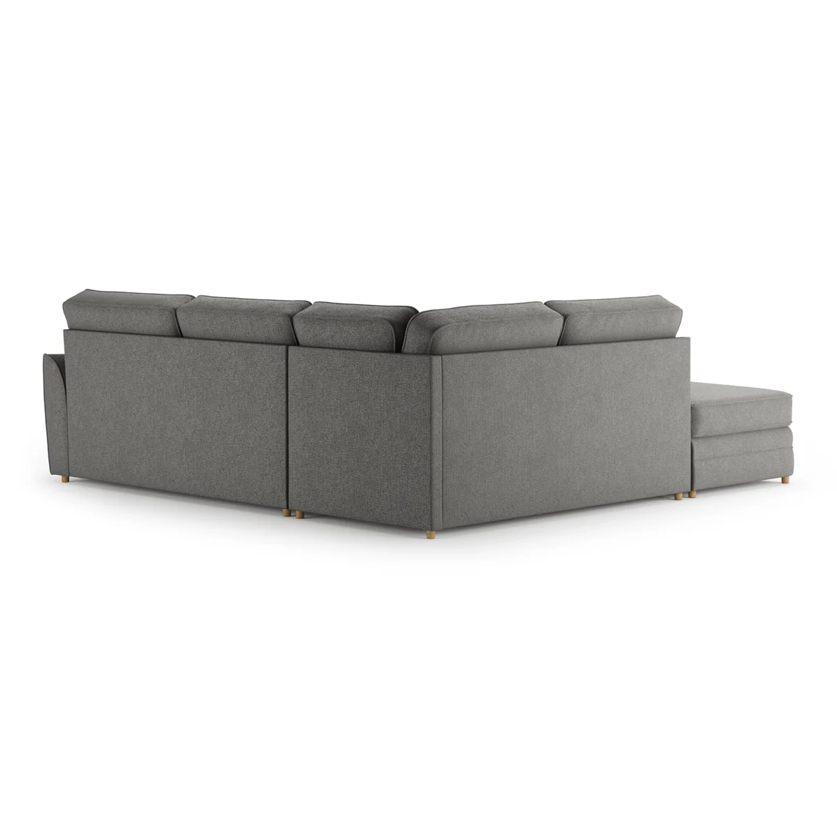 Bella Grey Fabric Large Left Hand Facing Chaise Corner Sofa – image 2