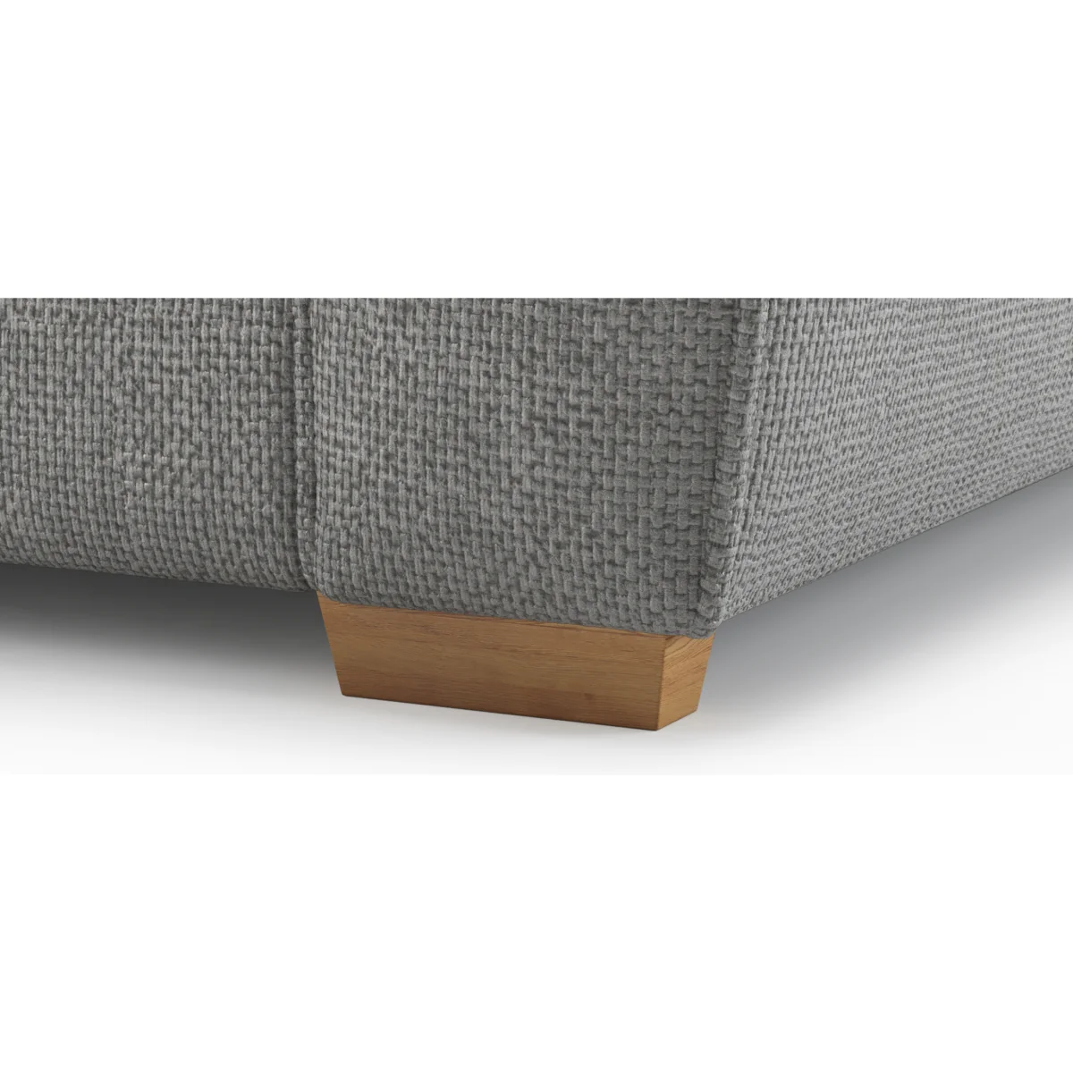 Bella Grey Fabric Large Left Hand Facing Chaise Corner Sofa – image 6