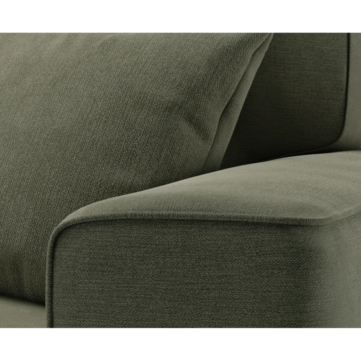 Madden Pewter Fabric Left Hand Facing Corner Sofa – image 3