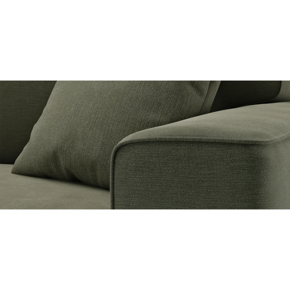 Madden Pewter Fabric Left Hand Facing Corner Sofa – image 8