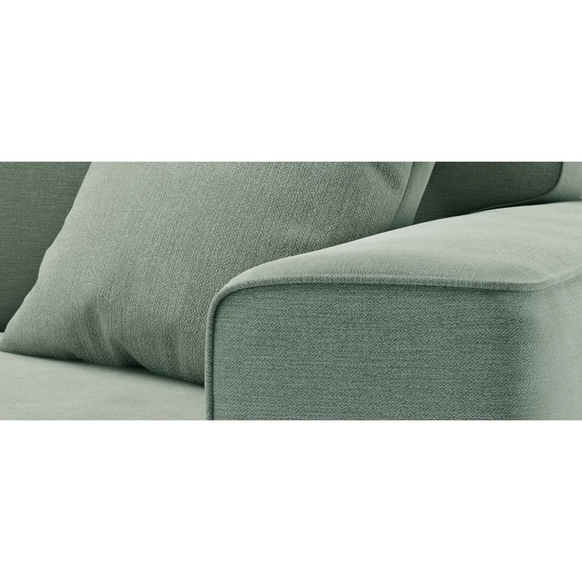 Madden Blue Fabric Right Hand Facing Corner Sofa – image 8