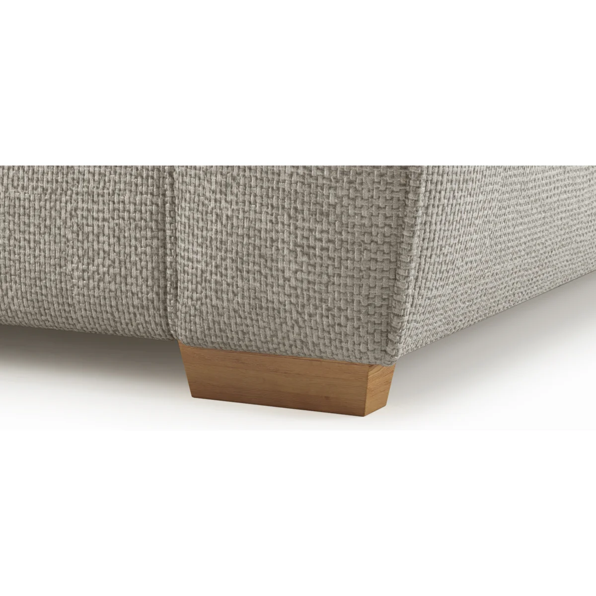 Bella Stone Fabric Large Left Hand Facing Chaise Corner Sofa – image 7