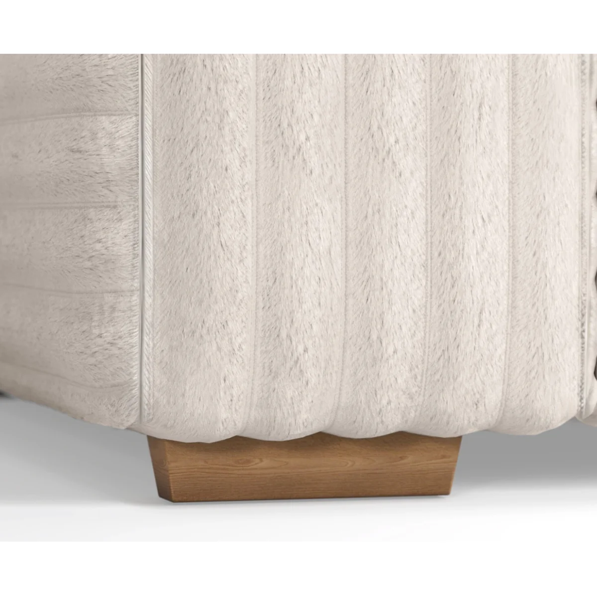 Milan Natural Fabric Left Hand Facing Chaise Sofa – image 5