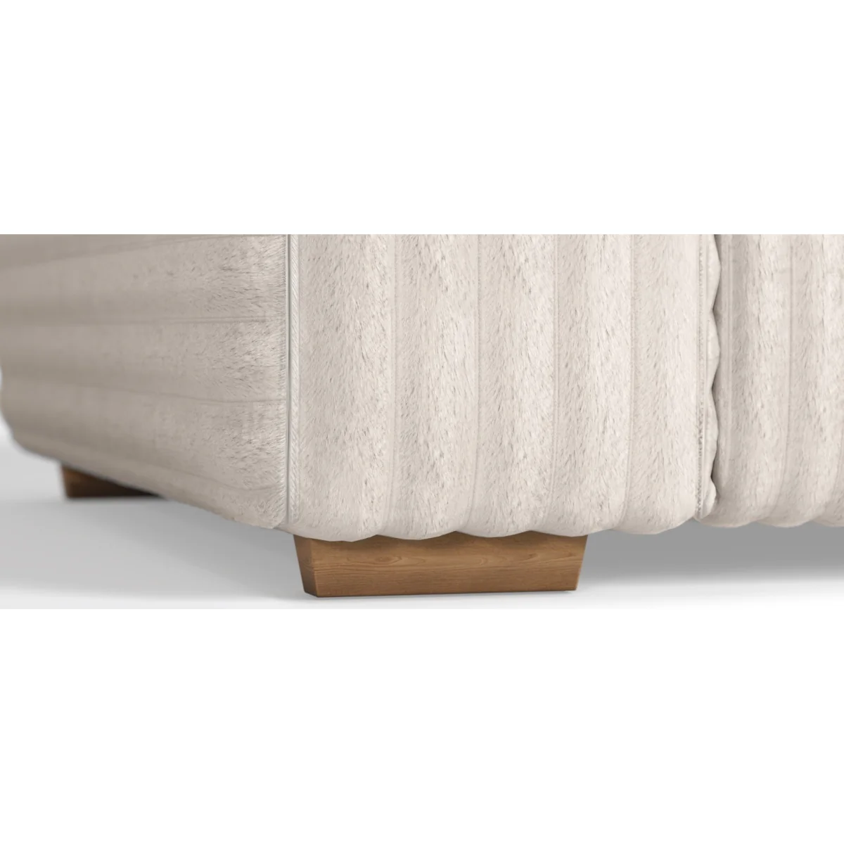 Milan Natural Fabric Left Hand Facing Chaise Sofa – image 10
