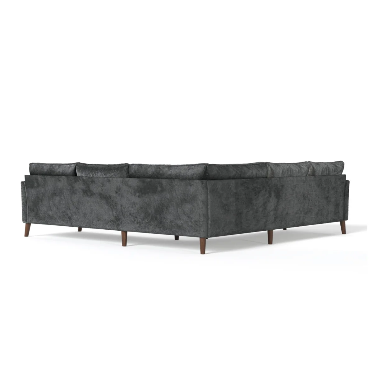 Palermo Graphite Chenille Fabric Corner Sofa – image 3