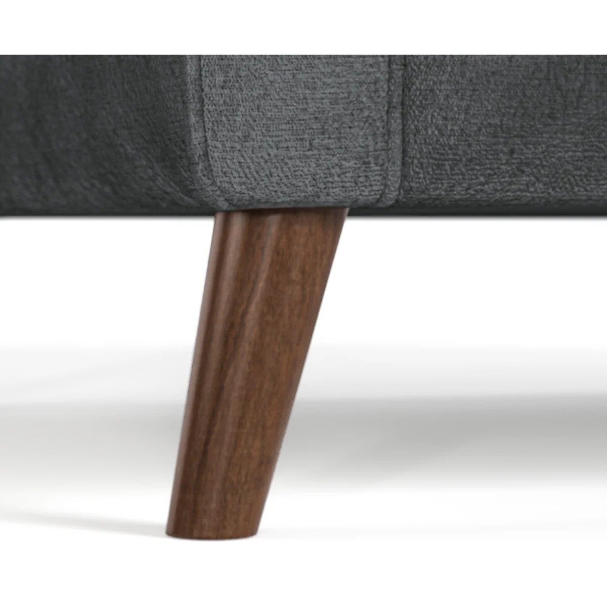 Palermo Graphite Chenille Fabric Corner Sofa – image 4
