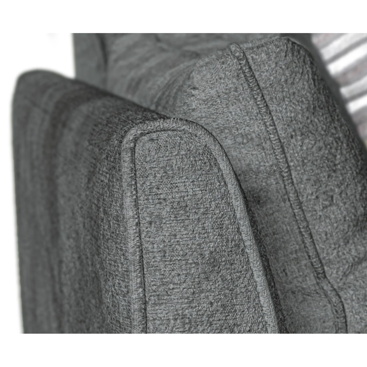 Palermo Graphite Chenille Fabric Corner Sofa – image 5