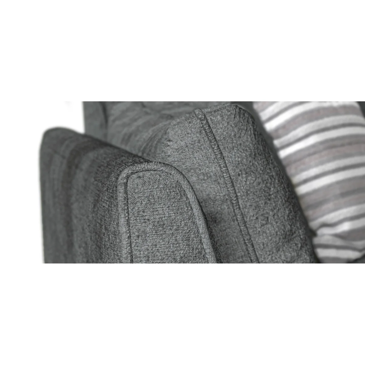 Palermo Graphite Chenille Fabric Corner Sofa – image 10