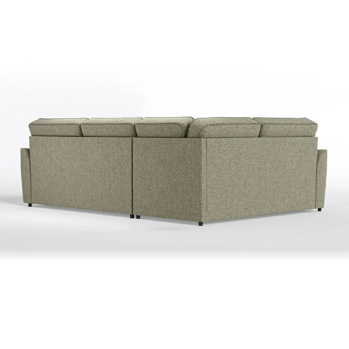 Bella Olive Fabric Large Left Hand Facing Corner Sofa – image 3