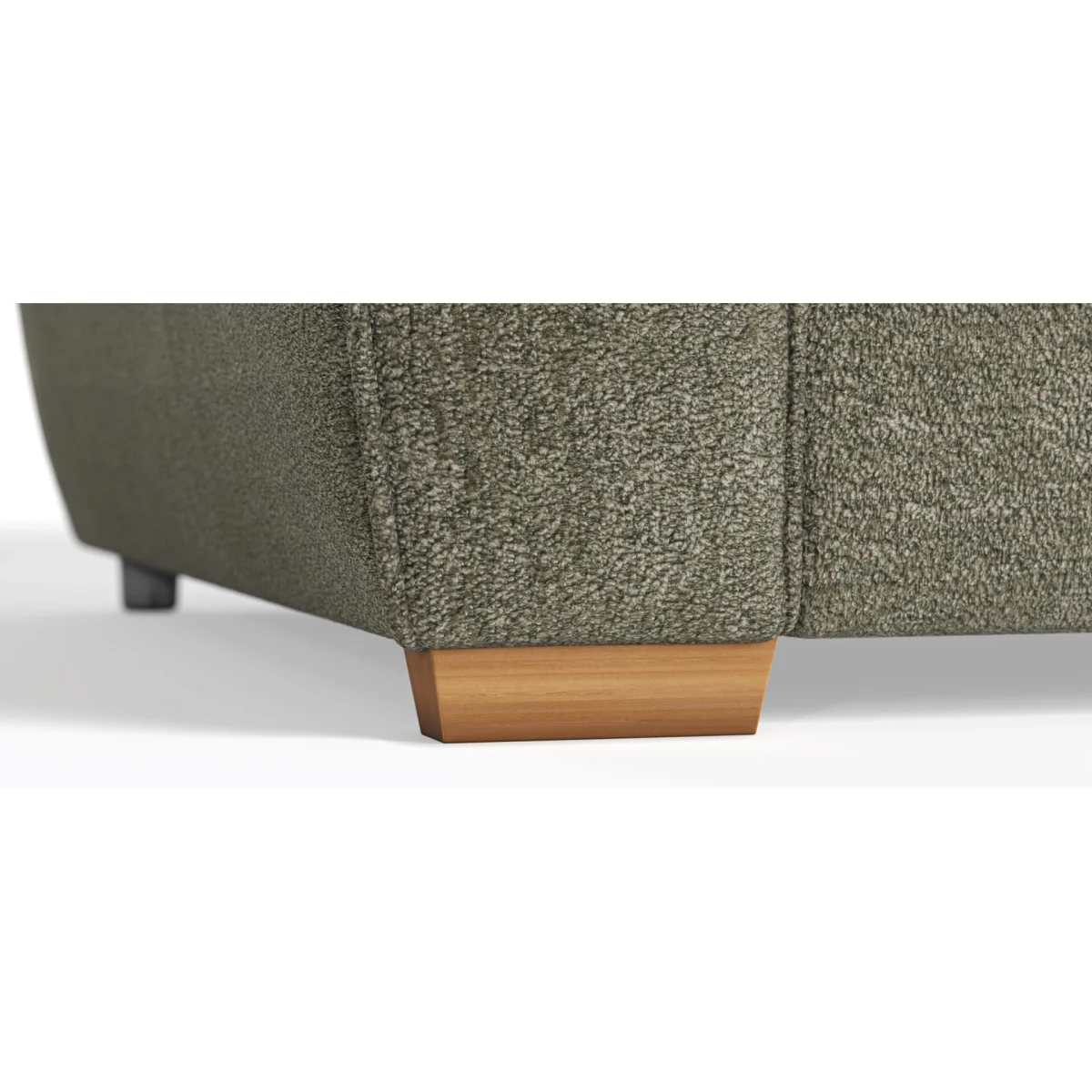 Bella Olive Fabric Large Left Hand Facing Corner Sofa – image 9