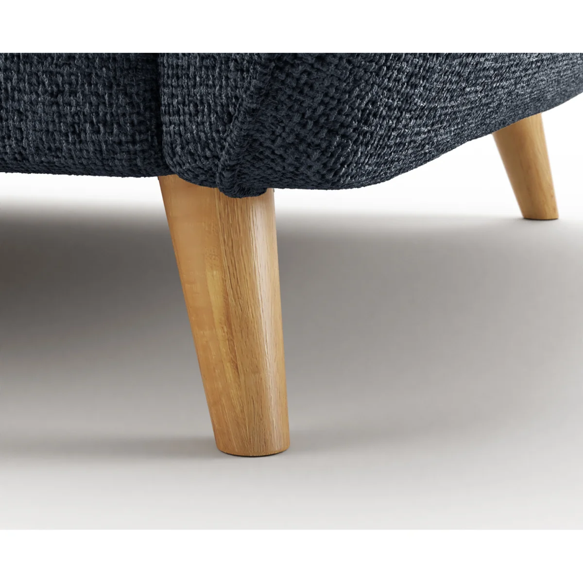 Palma Navy Chenille Fabric Corner Sofa – image 3