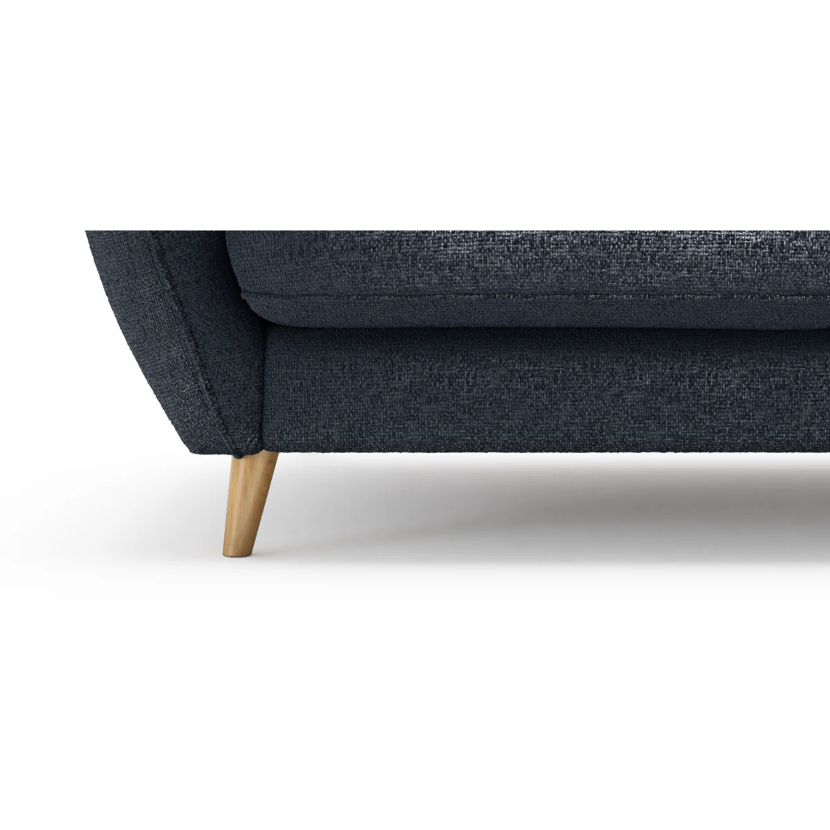 Palma Navy Chenille Fabric Corner Sofa – image 6