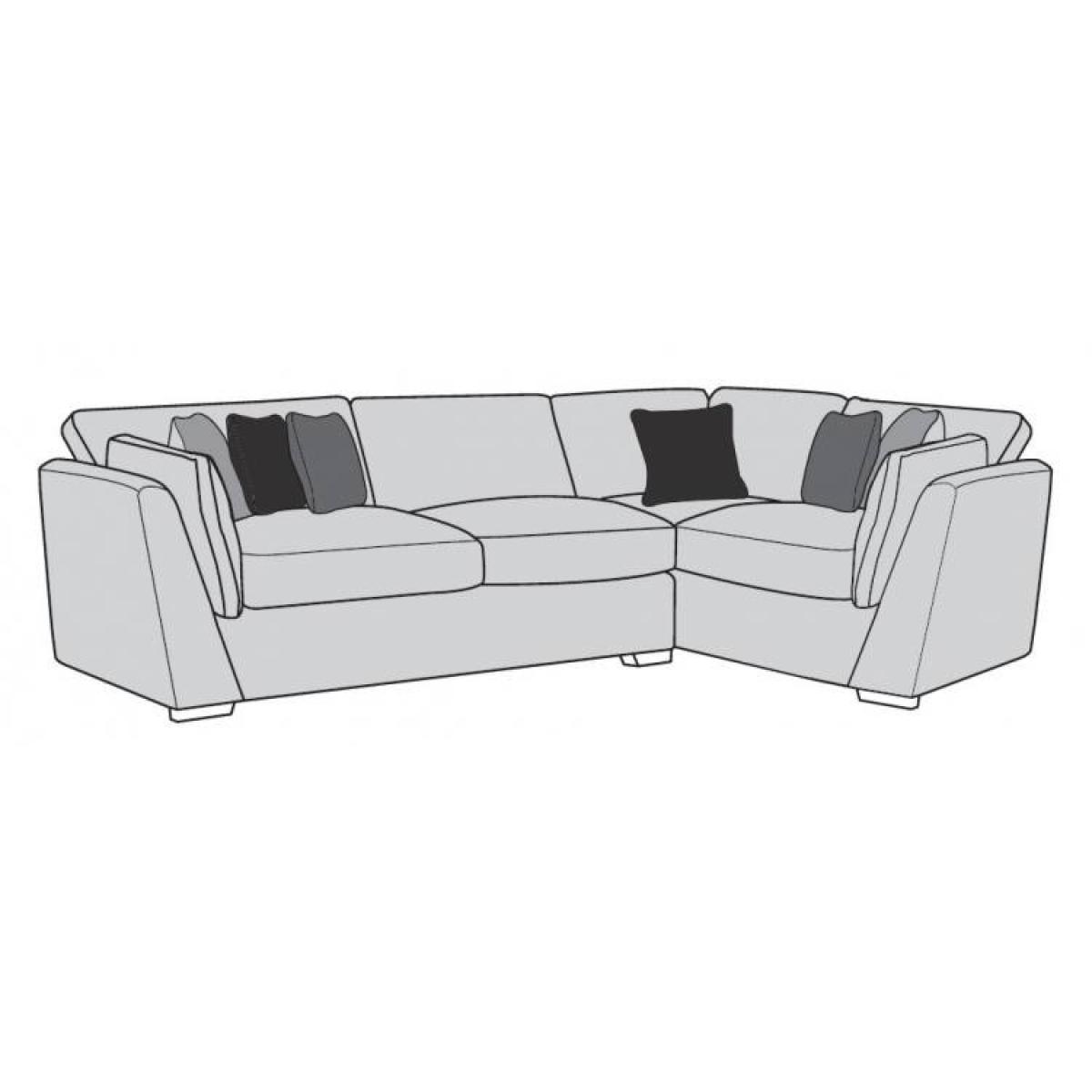 Phoebe 4 Seater Corner Sofa - Fabric Grade D - Right Hand Facing RH2/COR/LH1 – image 2