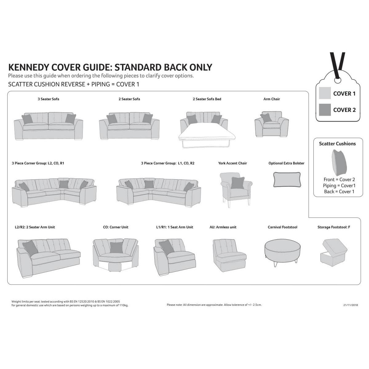 Jacqui Left Hand Facing Corner Sofa – image 4