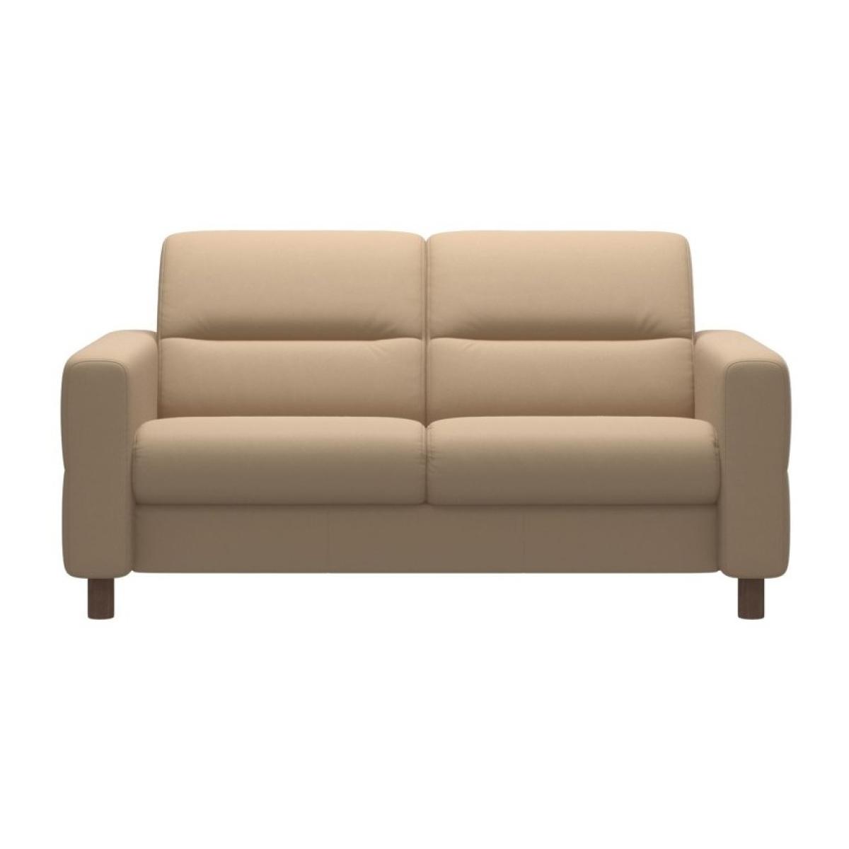Stressless Fiona Leather 2 Seater Sofa - Noblesse Leather - 1 x Wood Arm LHF – image 3